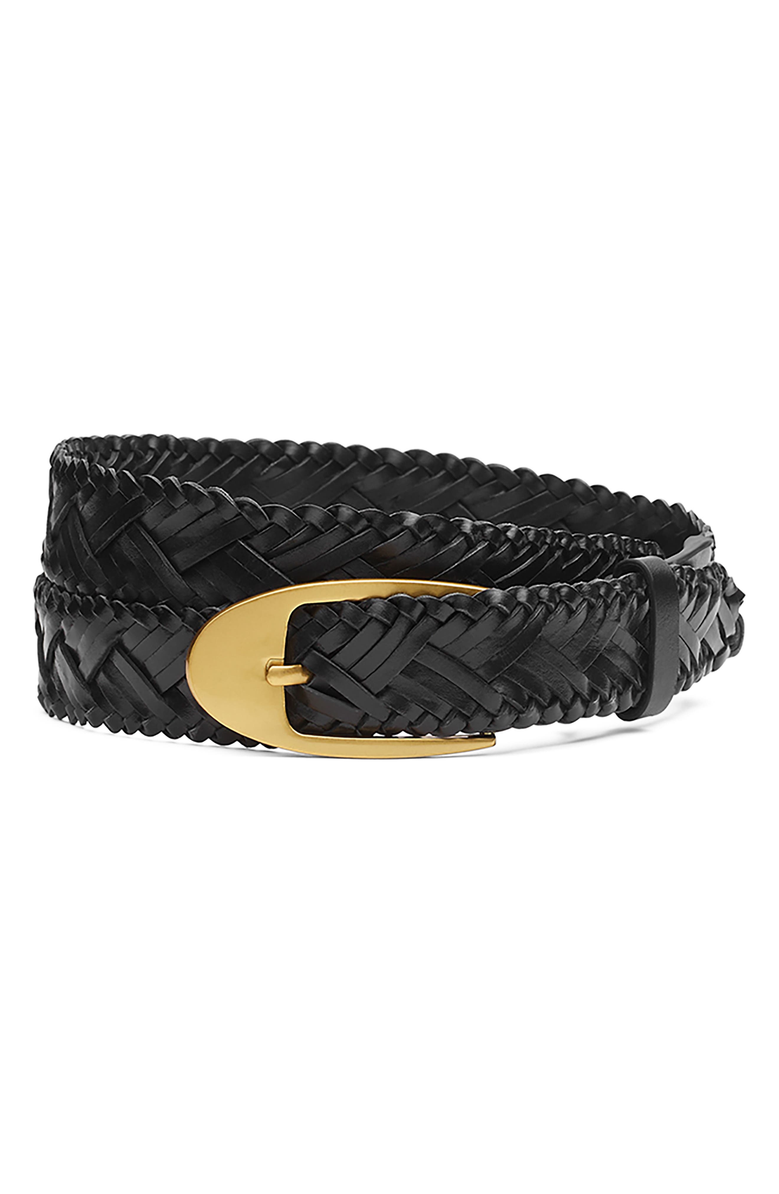 rag & bone Gemma Woven Leather Belt