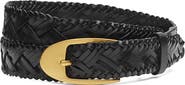 rag & bone Gemma Woven Leather Belt