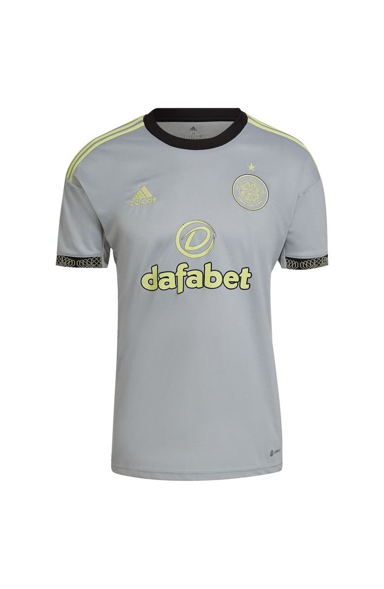 adidas Men's adidas Gray Celtic 2022/23 Third Replica Jersey, Alternate, color,