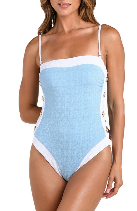 Tory Colorblock One-Piece Swimsuit