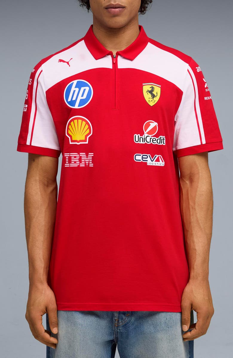 PUMA Scuderia Ferrari Replica Polo, Main, color, Puma Red