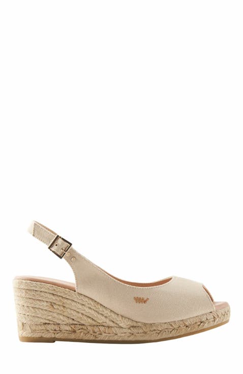 Gavina Canvas Espadrille Sandal Wedges