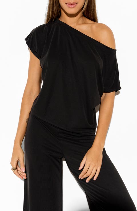 Asha Off the Shoulder Jersey Top
