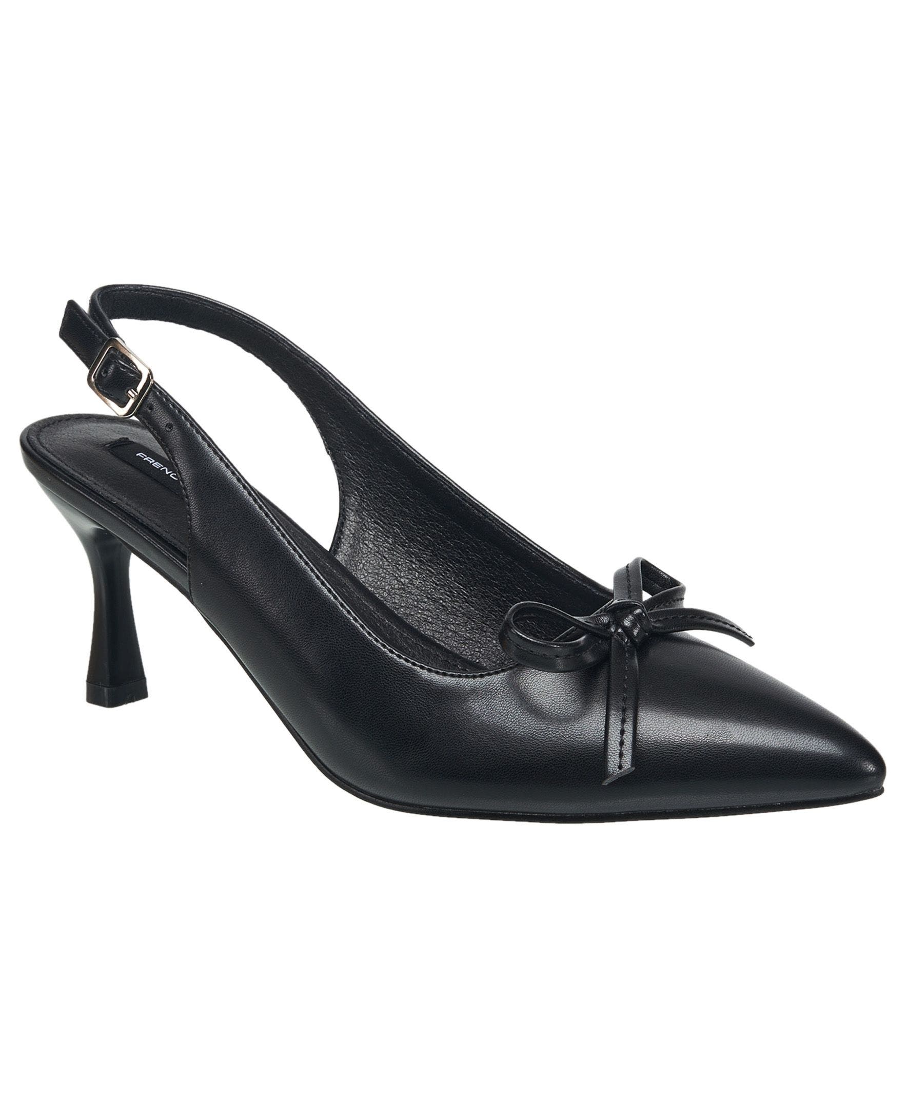Brinny Small Bow Kitten Heel, Main, color, Black