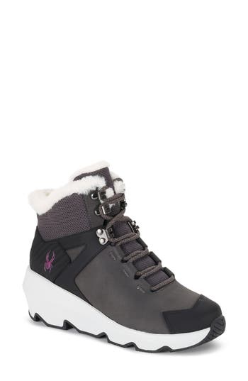 Spyder Cadence 2 Faux Fur Waterproof Boot In Gray