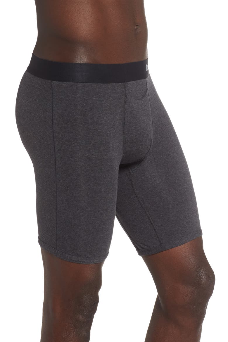 Cool Cotton Boxer Briefs, Alternate, color, CHARCOAL HEATHER GREY