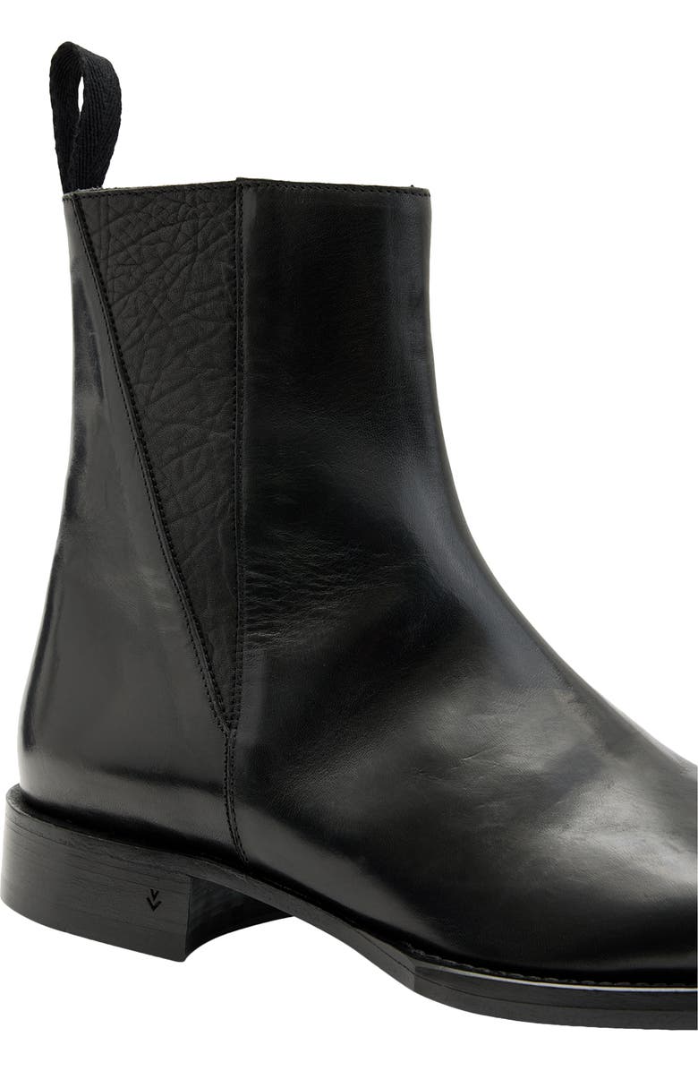 John Varvatos Geo Zip Boot, Alternate, color, Black