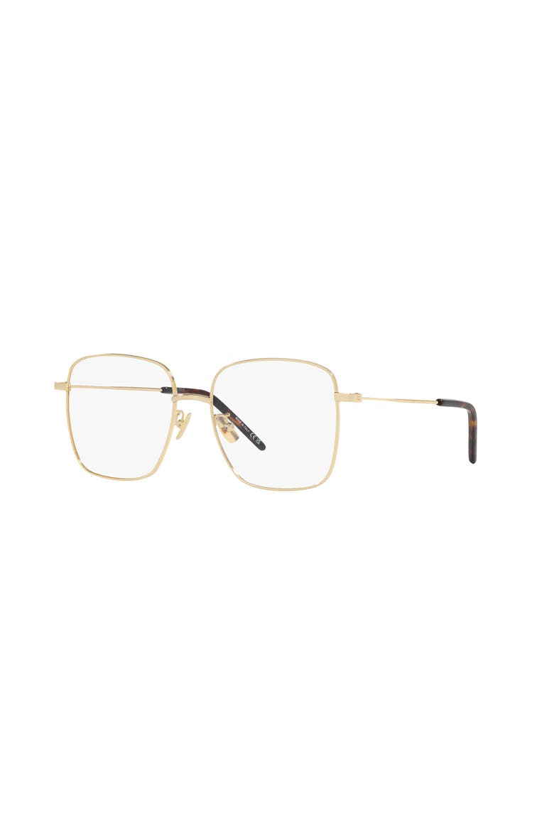 54mm Square optical glasses, Main, color, Gold