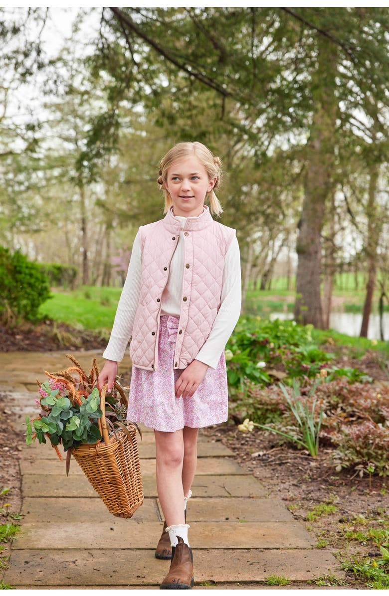 Little English Kids' Classic Quilted Vest, Alternate, color, Light Pink