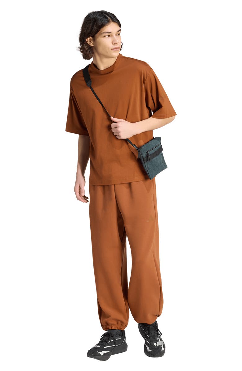 adidas Soft Lux Oversize Cotton T-Shirt, Alternate, color, Dusky Bronze