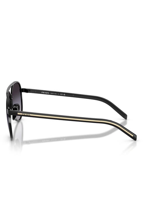 Prada 59mm Pilot Sunglasses