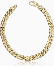 Oradina 14K Yellow Gold Estate Cuban Bracelet