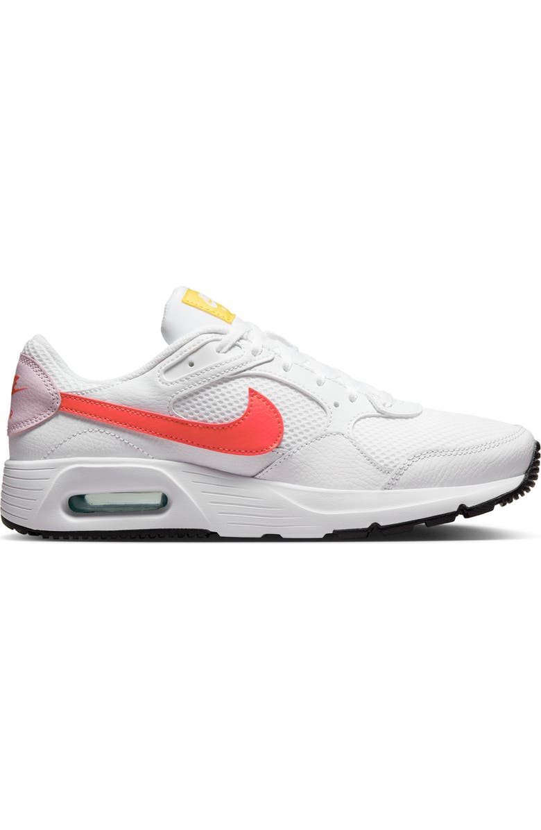 Nike Air Max SC Sneaker, Alternate, color, White/ Crimson/ Pink Foam