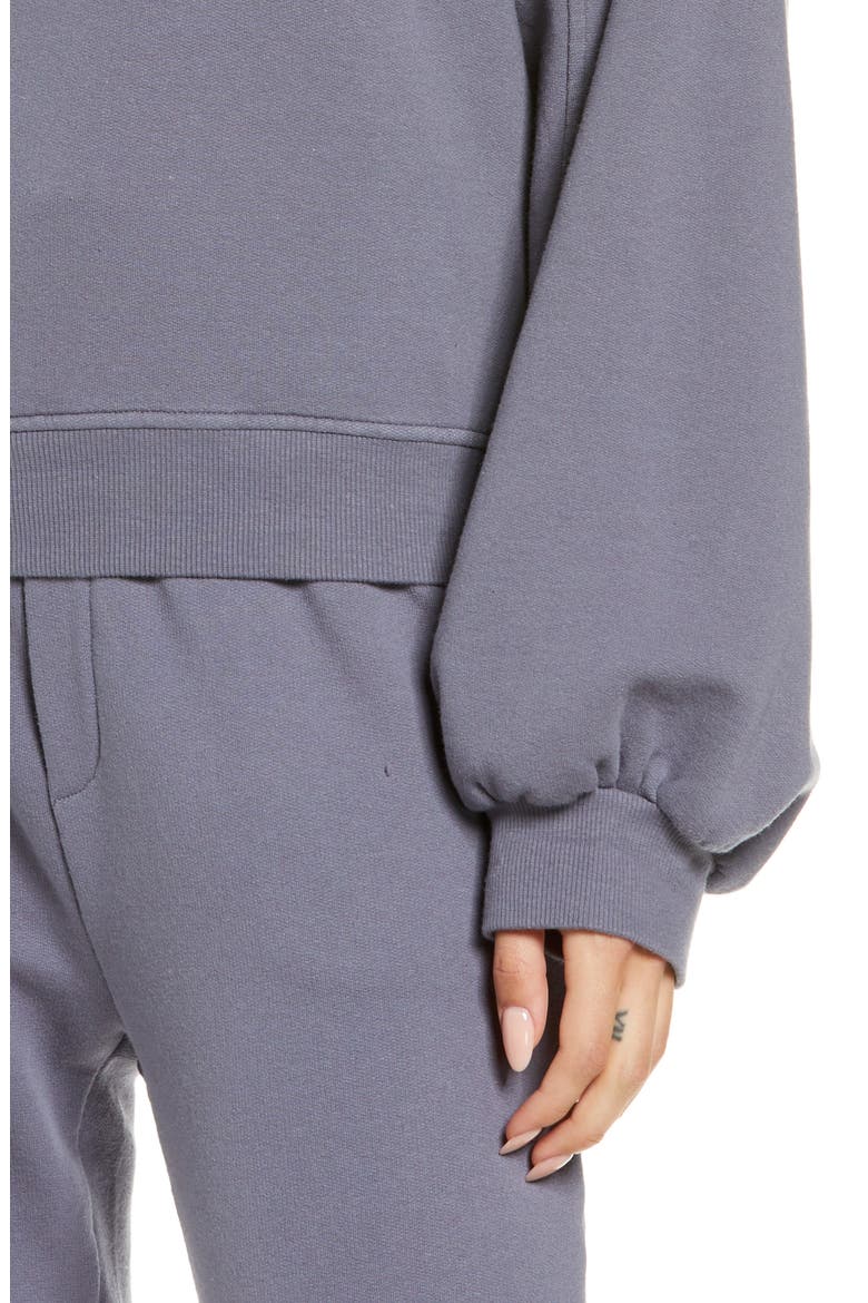 Brook Balloon Sleeve Crewneck Pullover, Alternate, color, CYCLONE