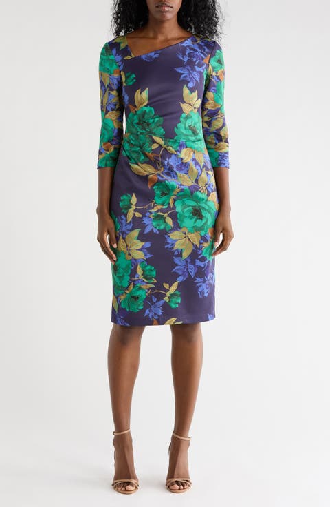 Asymmetric Midi Dress