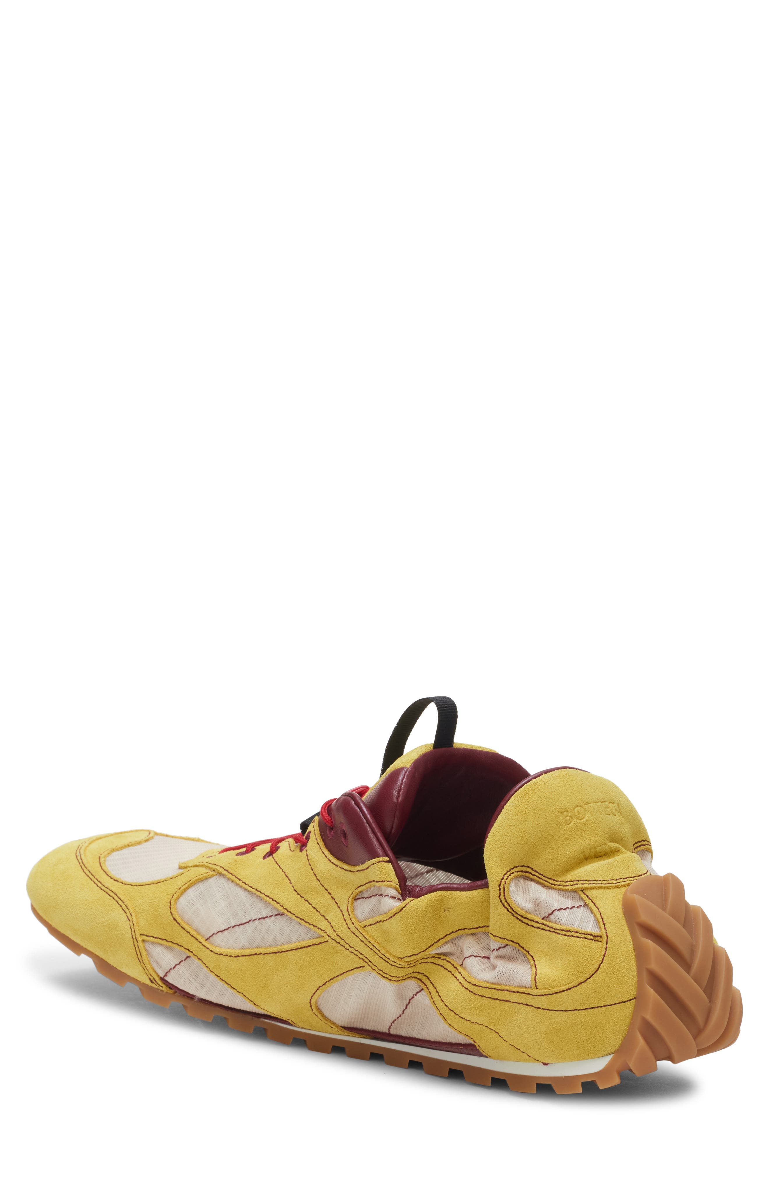 Bottega Veneta Orbit Flash Low Top Sneaker, Alternate, color, 4325 Limon/ Dark App/ Tufo