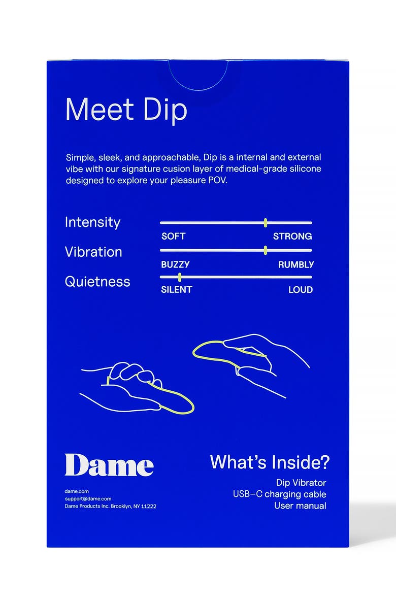 Dame Products Dip 2.0 Basic Vibrator, Alternate, color, Periwinkle