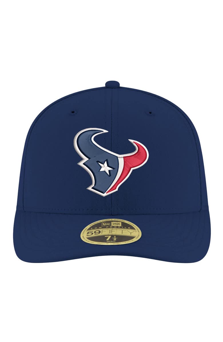 New Era Men's New Era  Navy Houston Texans Omaha Low Profile 59FIFTY Fitted Hat, Alternate, color, Navy