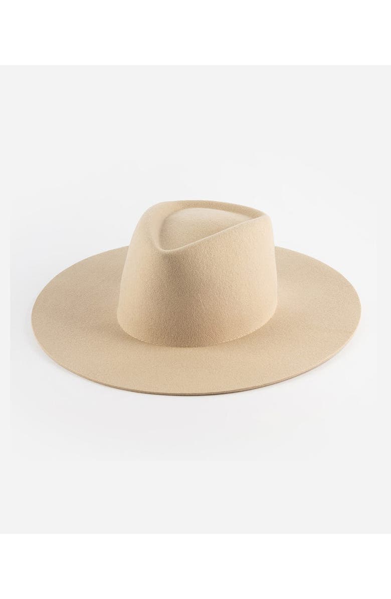 Gigi Pip Dakota Wide Brim Felt Hat, Alternate, color, Cream
