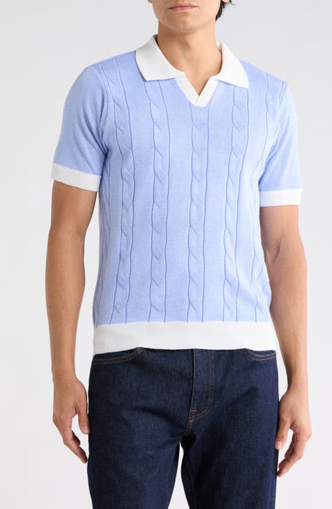 Johnny Collar Knit Polo Sweater