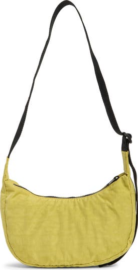 Small Recycled Nylon Crescent Crossbody Bag