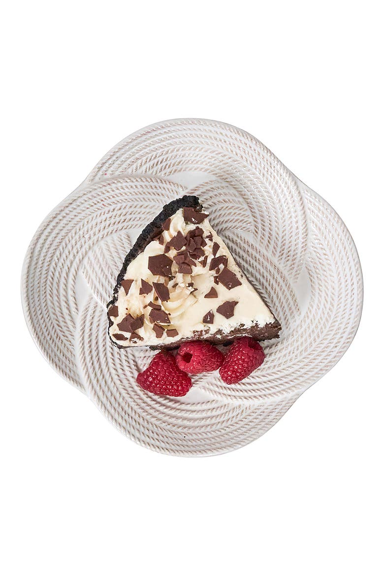 Le Panier Mystic Knot Dessert/Salad Plate, Alternate, color, WHITEWASH