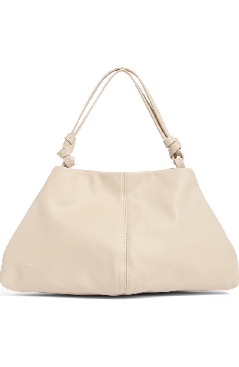 BCBG Soft Knot Shoulder Bag, Alternate, color, Soft Cream