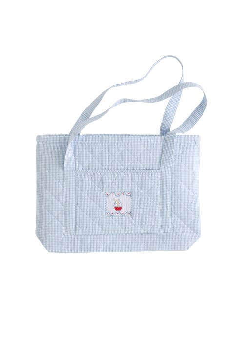 Little English Quilted Tote Bag in Sailboat at Nordstrom