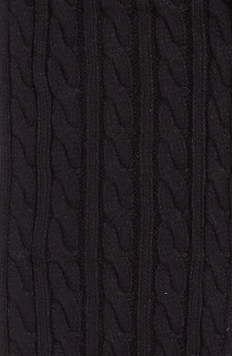 C.C<sup>®</sup> CC Faux Fur Pompom Knit Scarf, Alternate, color, 