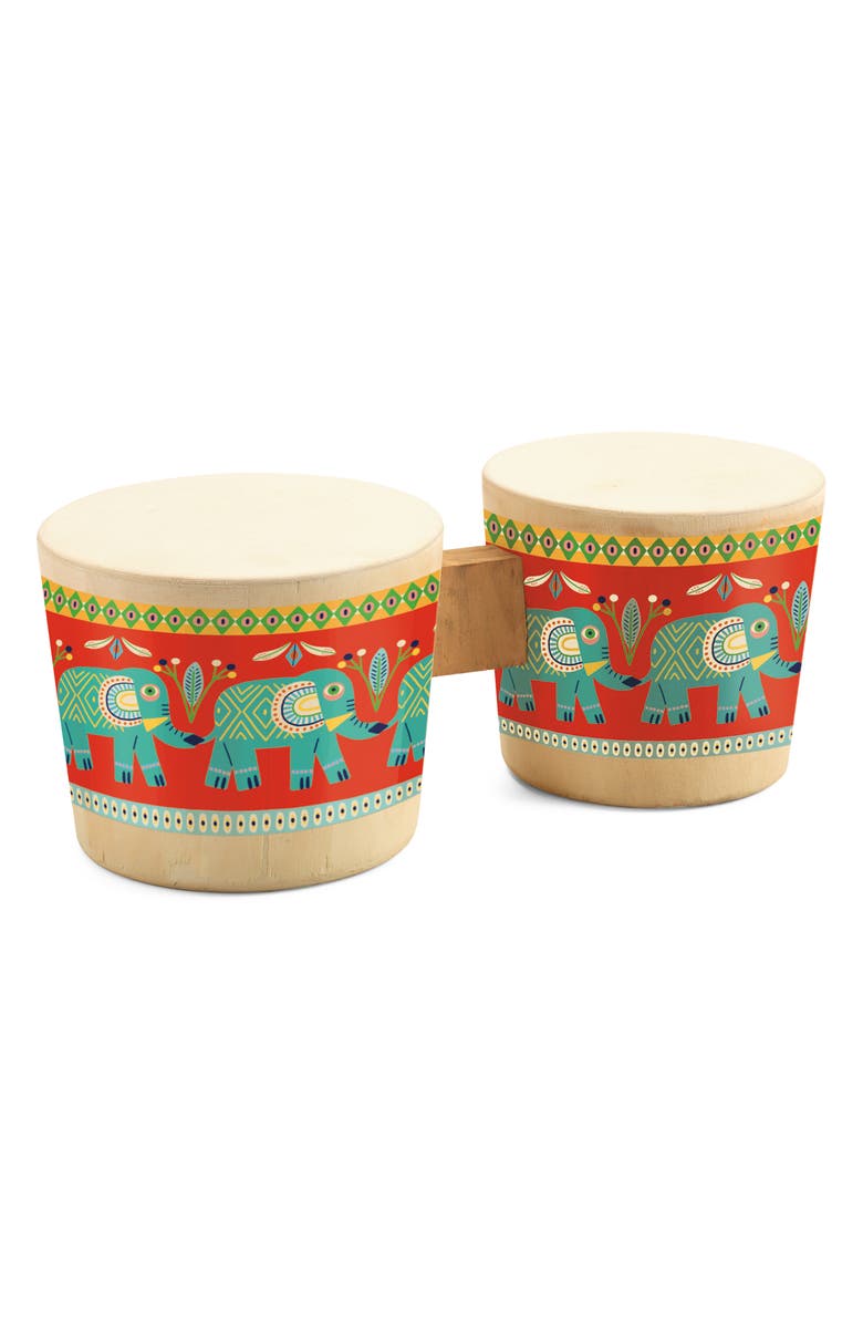 Djeco Animambo Bongo Drums, Main, color, Multi