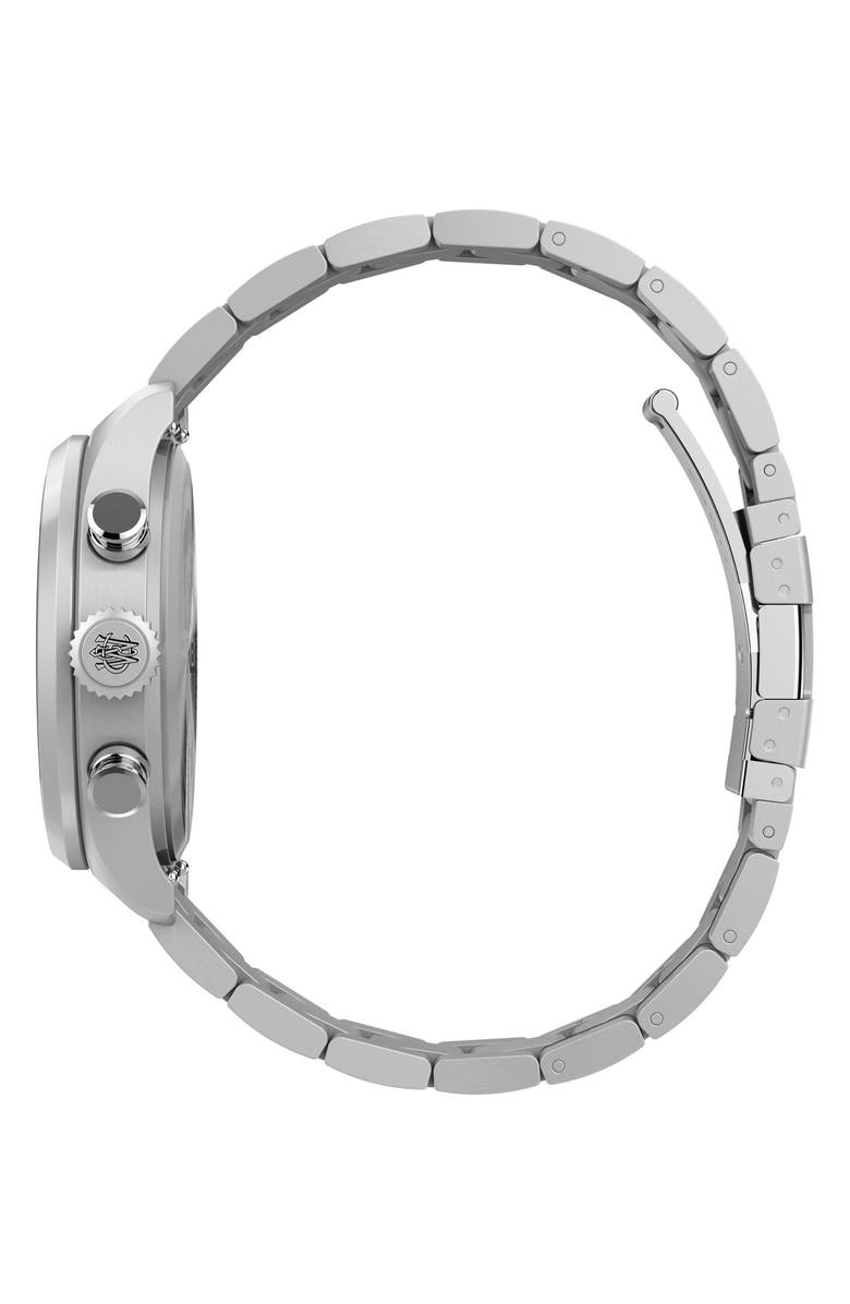 Timex<sup>®</sup> Waterbury Ace Fly-Back Bracelet Watch, Alternate, color, Silver-Tone
