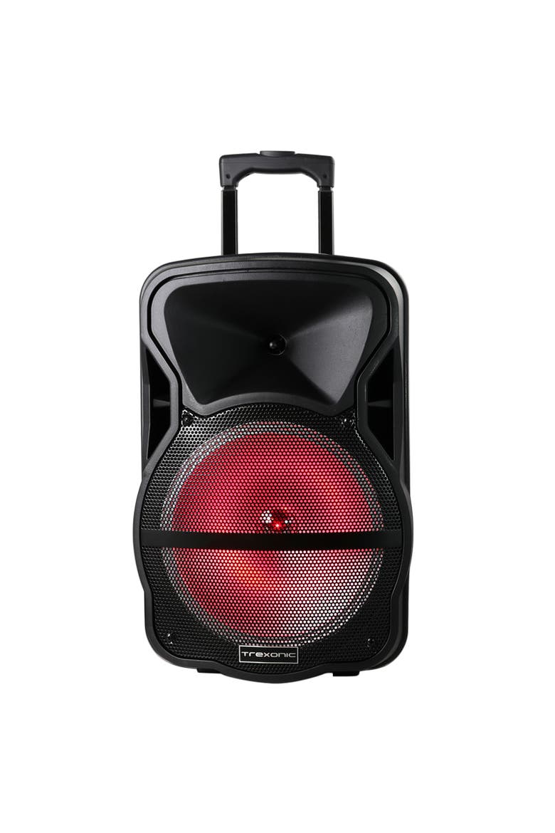 Combo 12" Bluetooth Portable Speaker and Tripod Stand, Alternate, color, Black