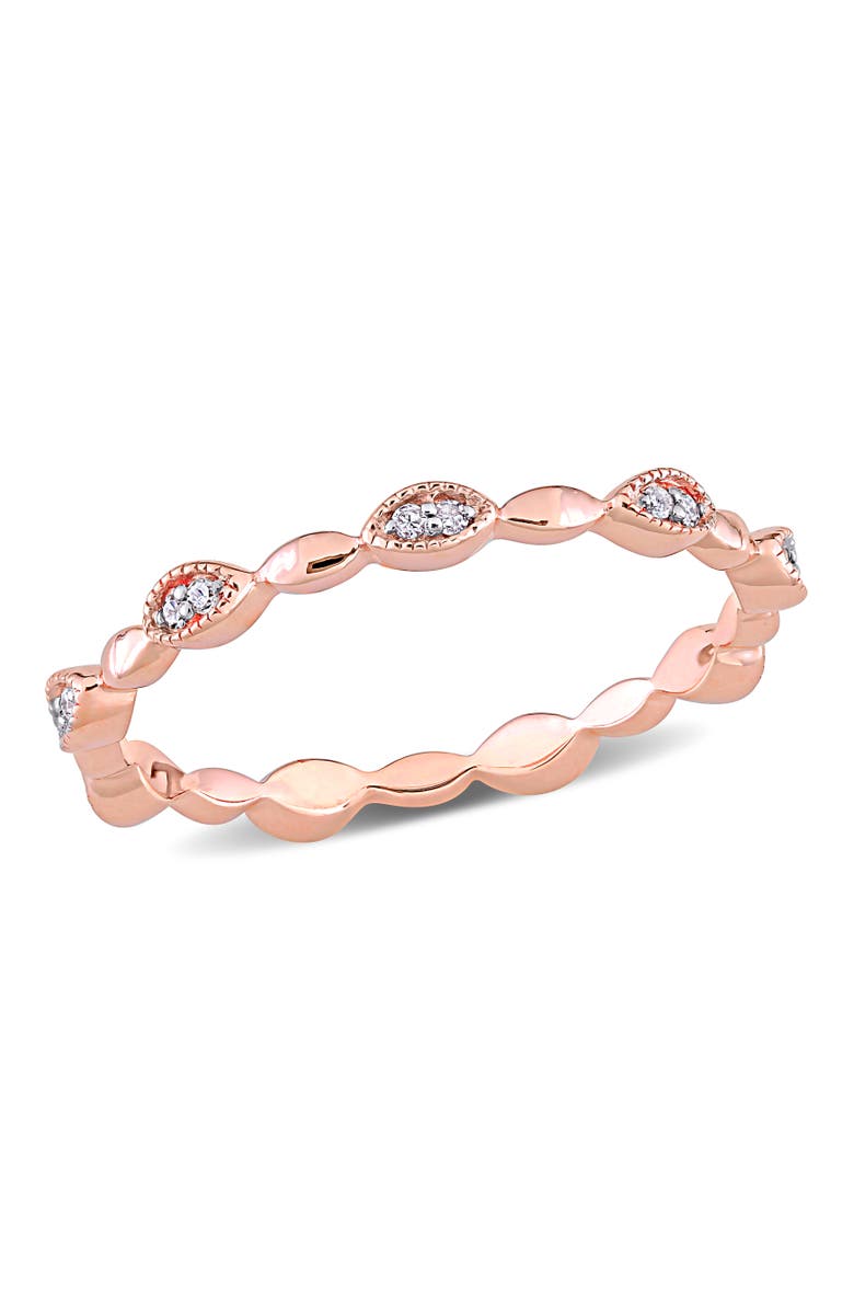 Julianna B. Diamond Eternity Ring 10k Rose Gold, Main, color, 10K Rose Gold