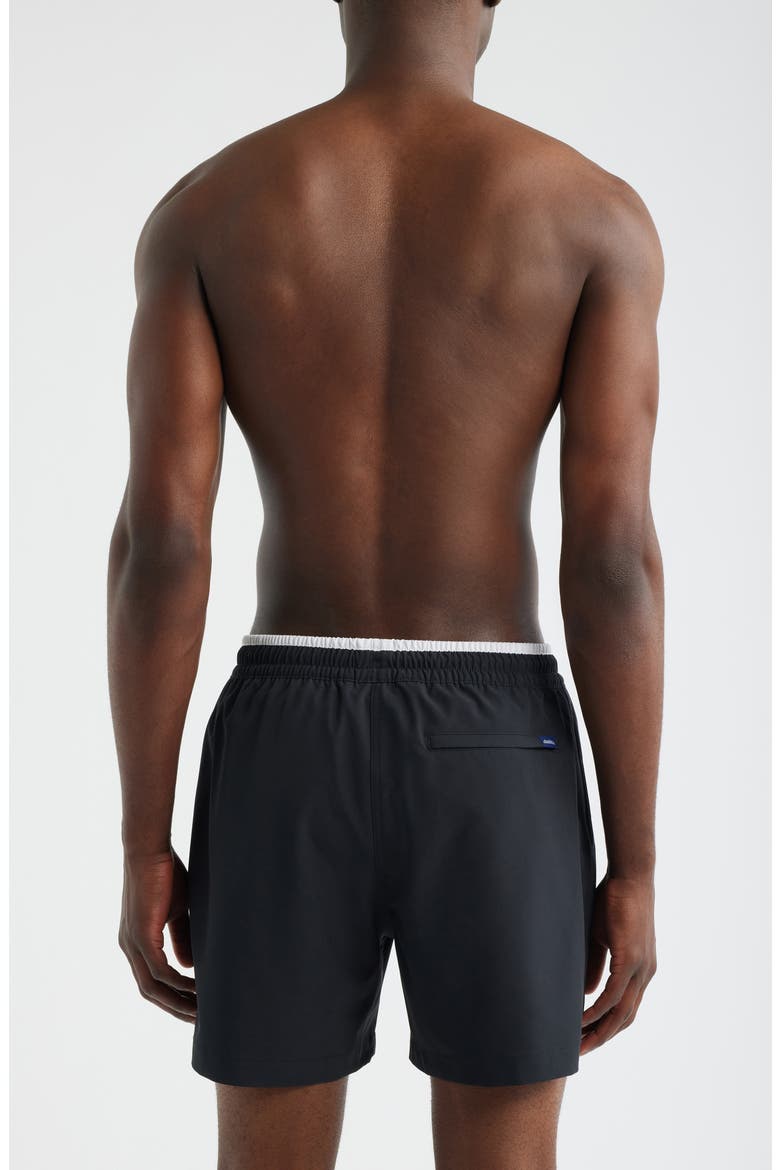 The Capes 5.5-Inch Swim Trunks, Alternate, color, BLACK - SOLID