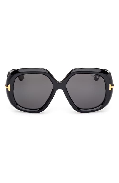 Tom Ford 56mm Geometric Sunglasses