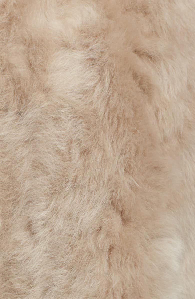 Tory Burch 'Dominique' Reversible Genuine Shearling Vest, Alternate, color, 