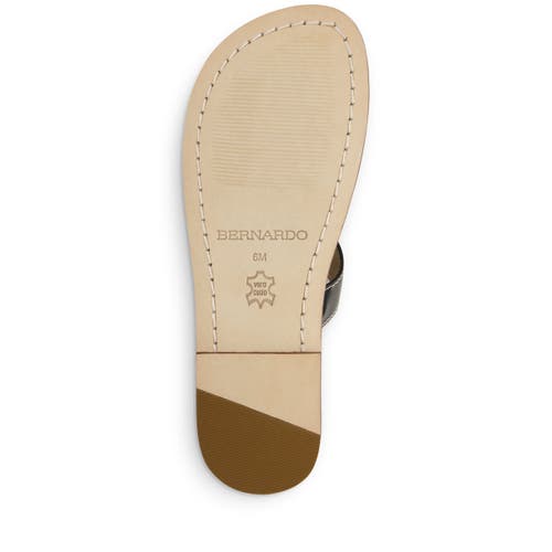 Bernardo Footwear Matrix 2 Thong Sandal In Black Patent
