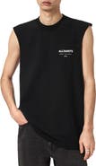 AllSaints Underground Sleeveless Crewneck Graphic T-Shirt
