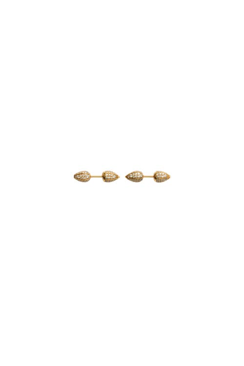 Burberry Small Size With Earrings In Gold/clear
