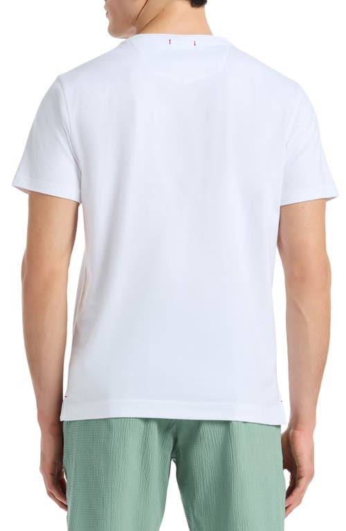 Robert Graham On The Green Cotton Graphic T-shirt In White