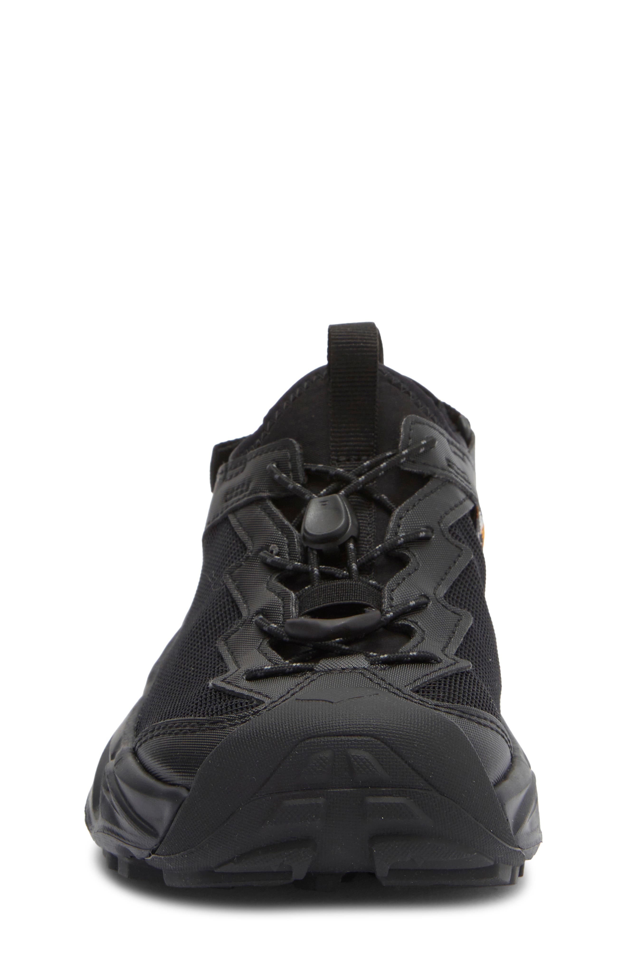 HOKA Kids' Water Repellent Hopara 2 Hiking Sneaker, Alternate, color, Black / Black