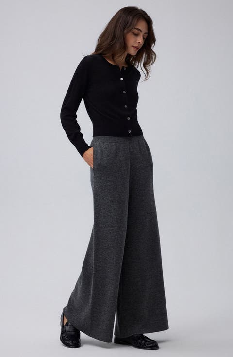 Mid-Rise Cropped Pants