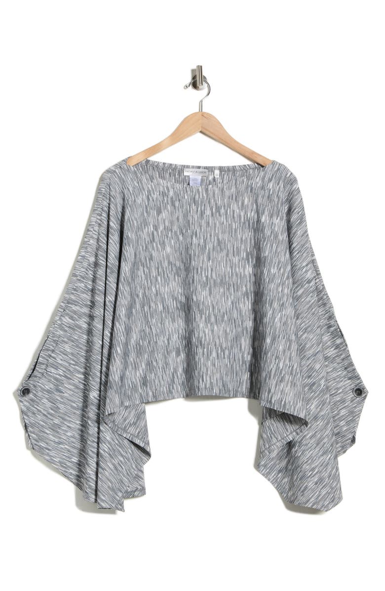 PATRIZIA LUCA Batwing Top, Main, color, Grey