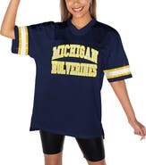 GAMEDAY COUTURE Women's Gameday Couture Navy Michigan Wolverines Until Kickoff Rhinestone Fashion T-Shirt