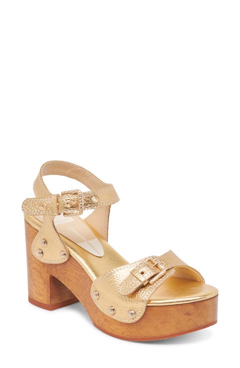 Yandy Ankle Strap Platform Sandal (Women)