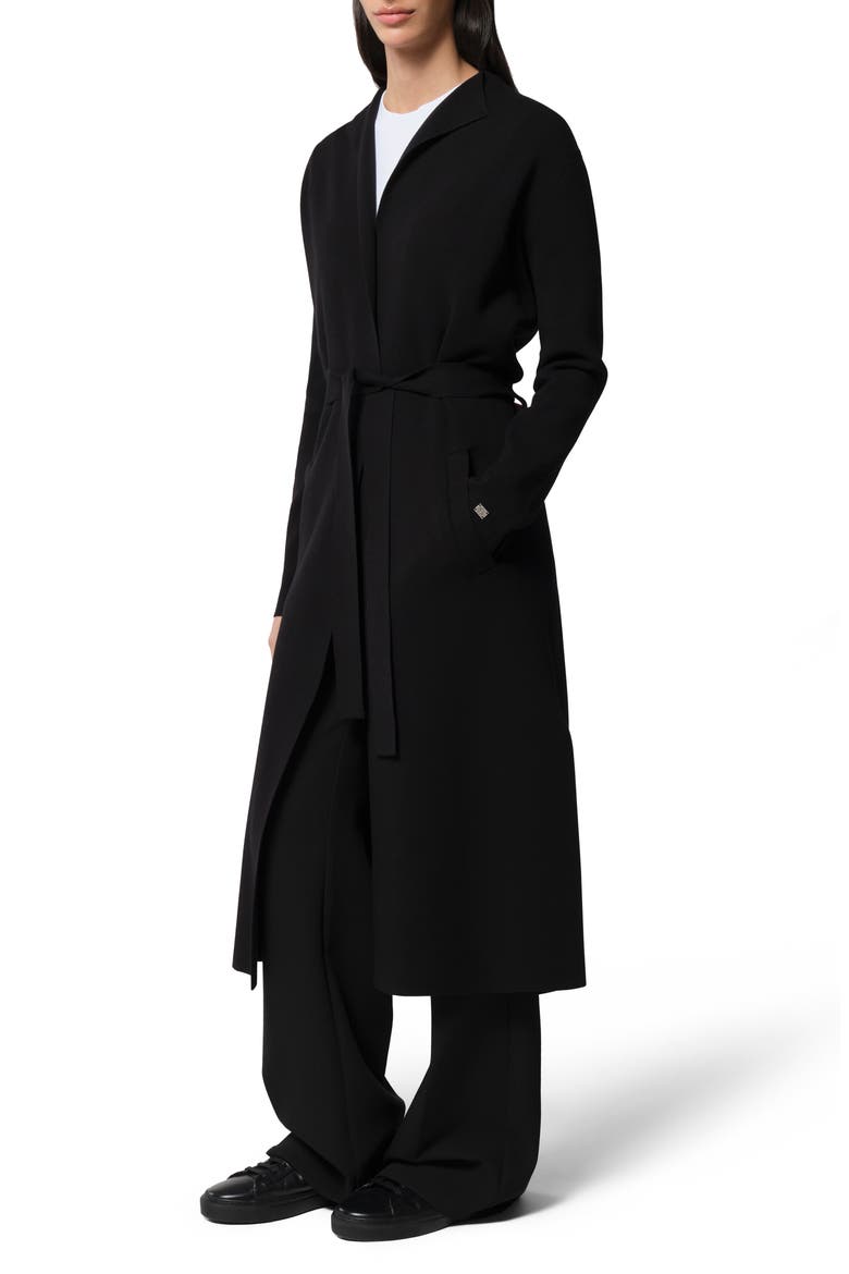Aliciana Longline Jacket, Alternate, color, BLACK
