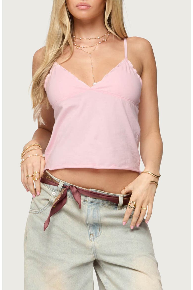 Glendon Crop Camisole, Main, color, LIGHT-PINK