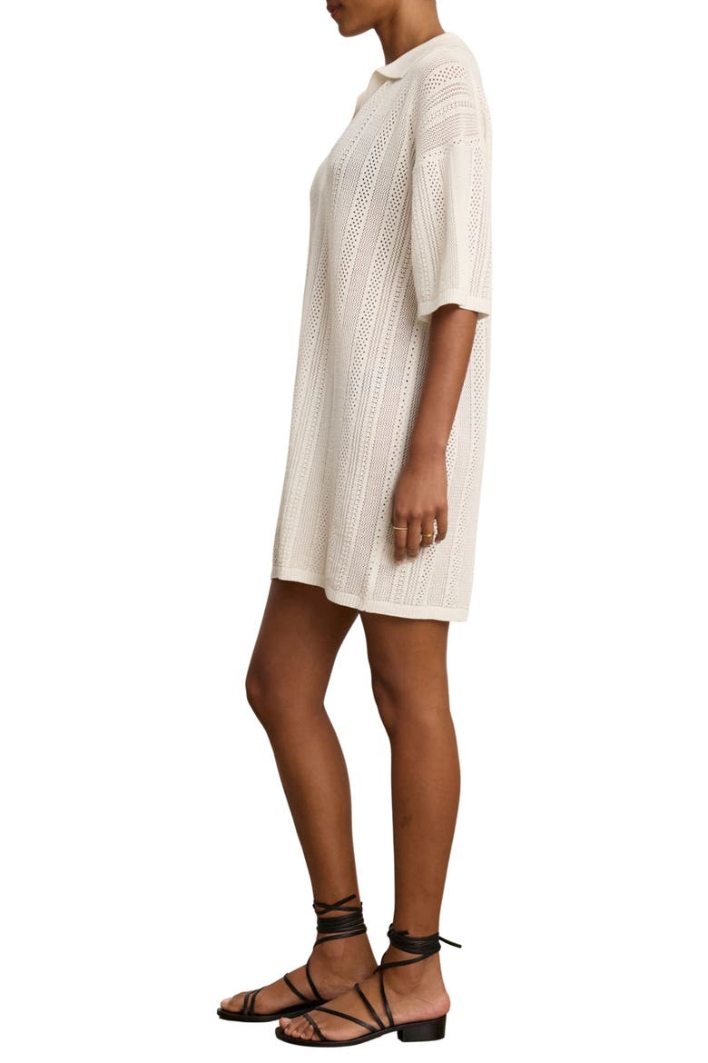 Mila Cotton Minidress, Alternate, color, WHITE