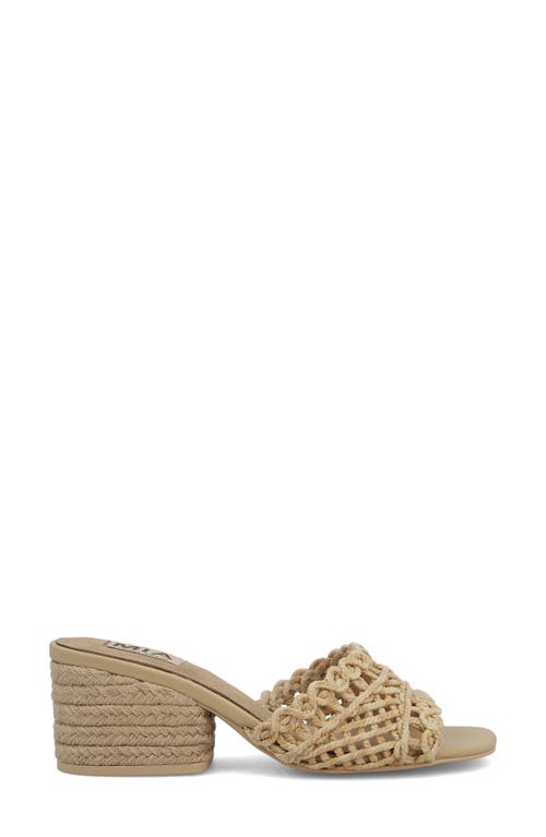 Mia Idella Block Heel Sandal In Natural