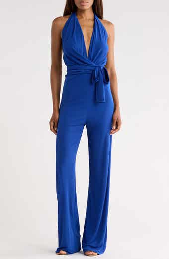 Diane von Furstenberg Delia Halter Neck Jumpsuit